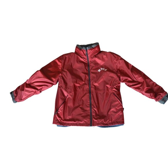 WTCC 3 in 1 Fleece Windbreaker Jacket Red Gray Mens Size XL Outdoor Sportswear - Picture 6 of 10